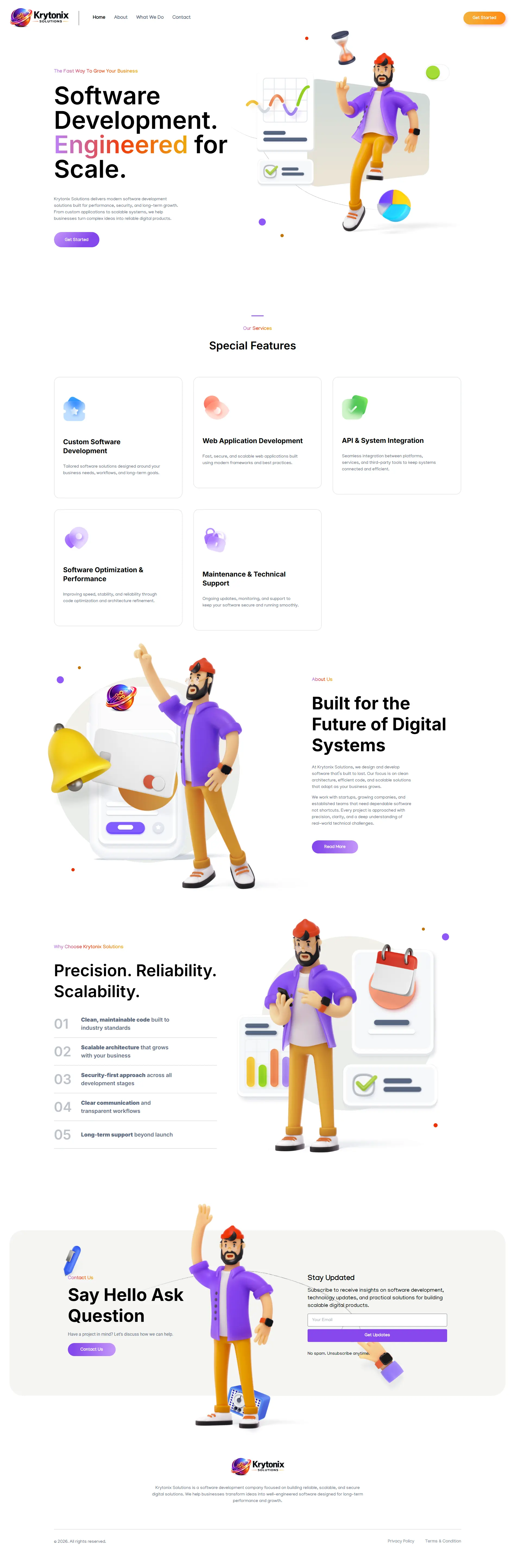 Krytonix Solutions project screenshot